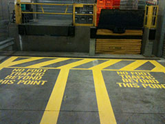 Smartlines delivery bay markings